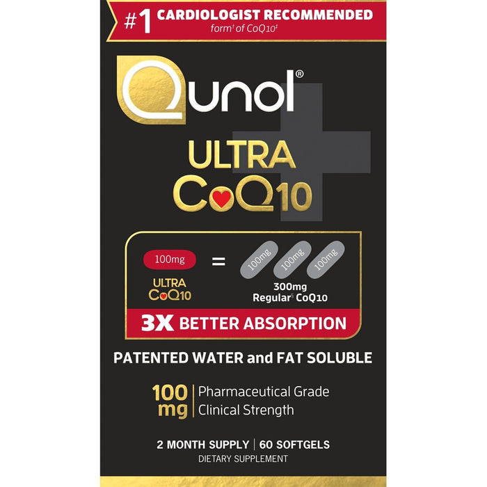 Qunol Ultra CoQ10 Dietary Supplement Softgels - 60ct EXPIRATION: 07/2027
