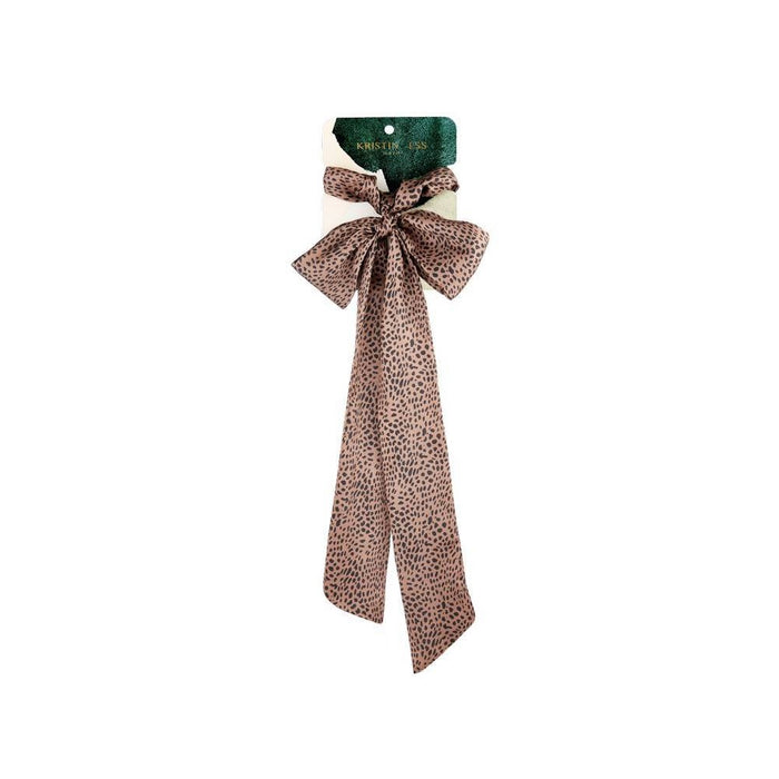 Kristin Ess Scrunchie + Scarf Set - Cheetah