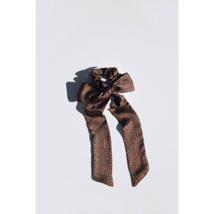 Kristin Ess Scrunchie + Scarf Set - Cheetah