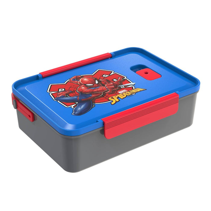 Spider-Man Plastic 3-Section Seal Food Storage Container - Zak Designs
