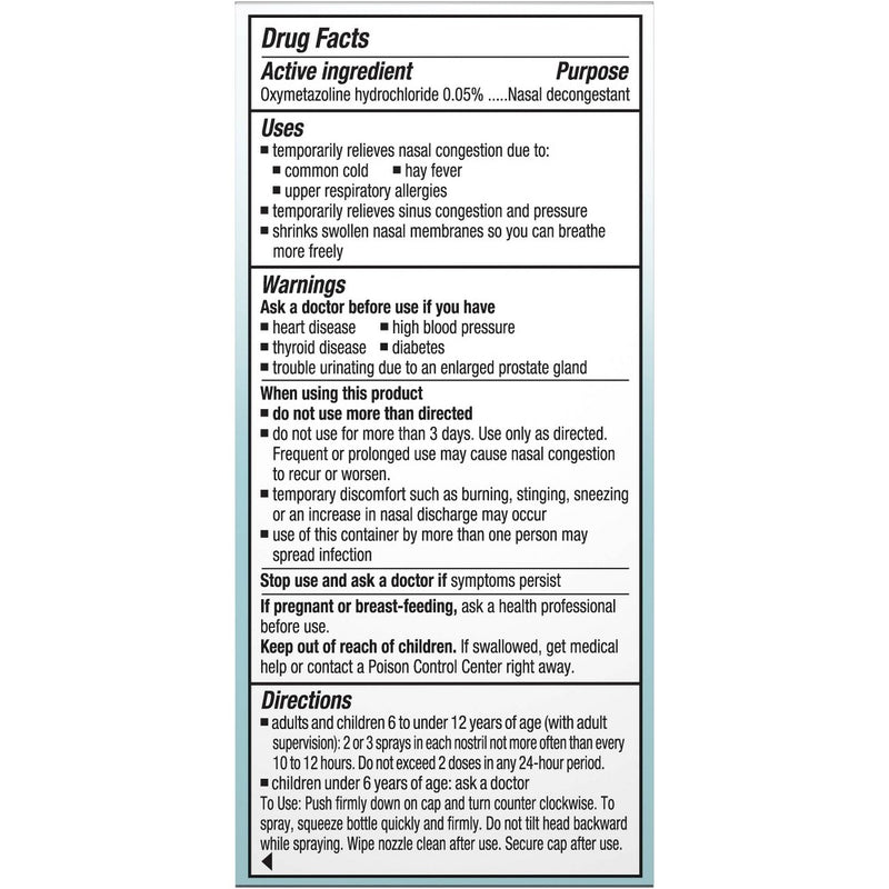 Afrin Severe Congestion Spray - 0.5 fl oz