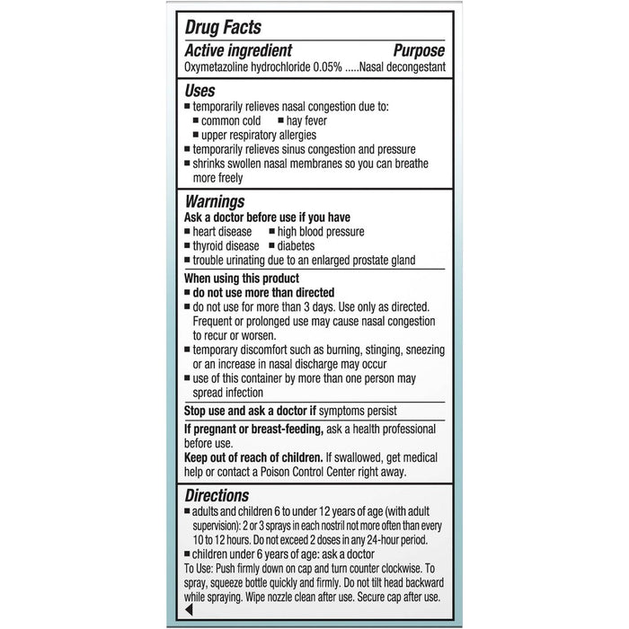 Afrin Severe Congestion Spray - 0.5 fl oz