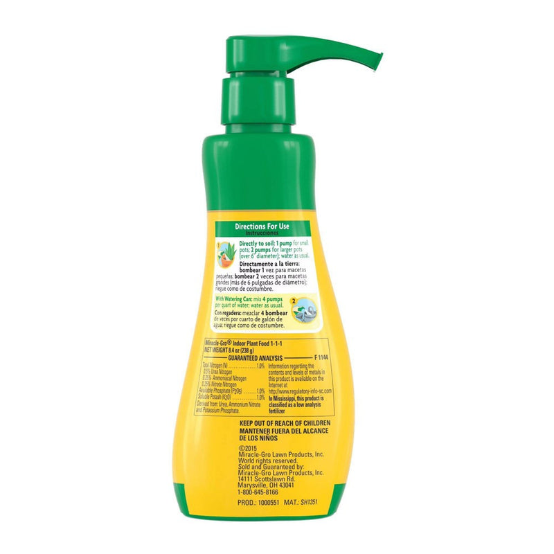 Miracle-Gro 8oz All Purpose Liquid Indoor Plant Food