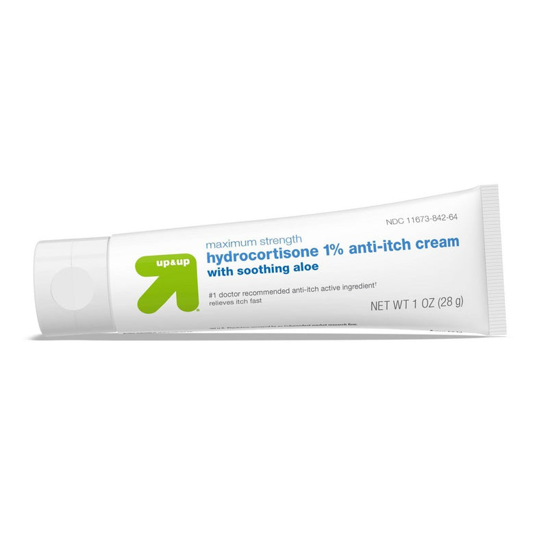 Anti-Itch 1% Hydrocortisone Maximum Strength Cream with Aloe - 1oz - up & up