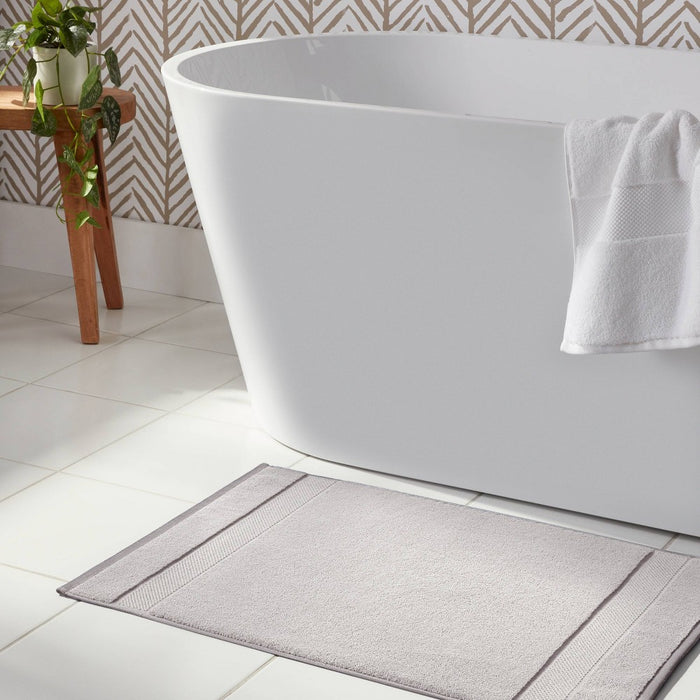Performance Plus Towel Bath Mat Light Gray - Threshold