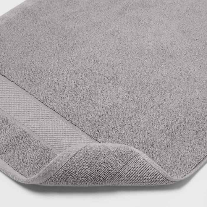 Performance Plus Towel Bath Mat Light Gray - Threshold
