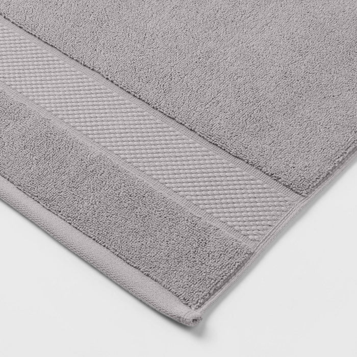 Performance Plus Towel Bath Mat Light Gray - Threshold