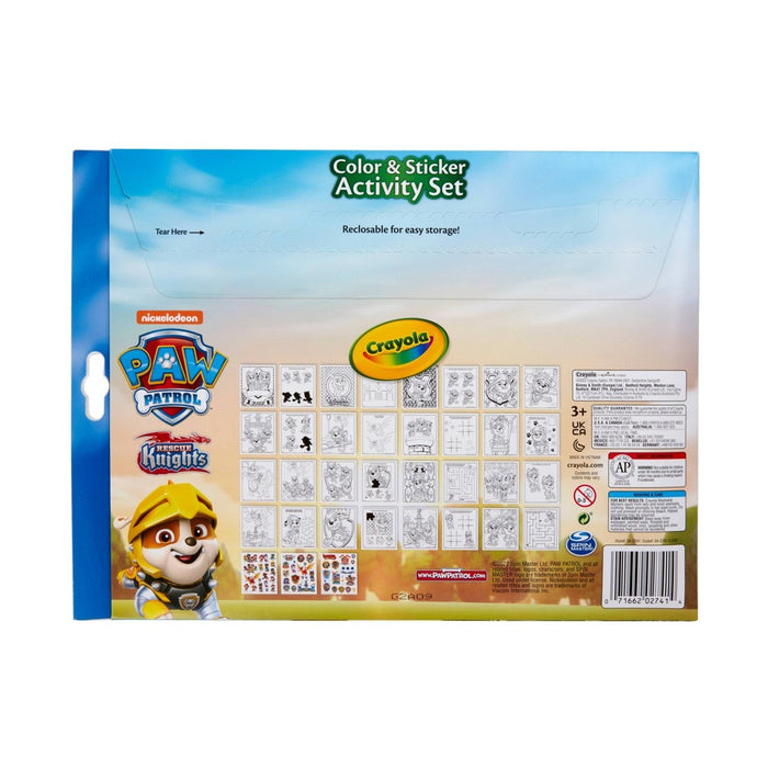 Crayola Paw Patrol Color & Sticker Activity Set