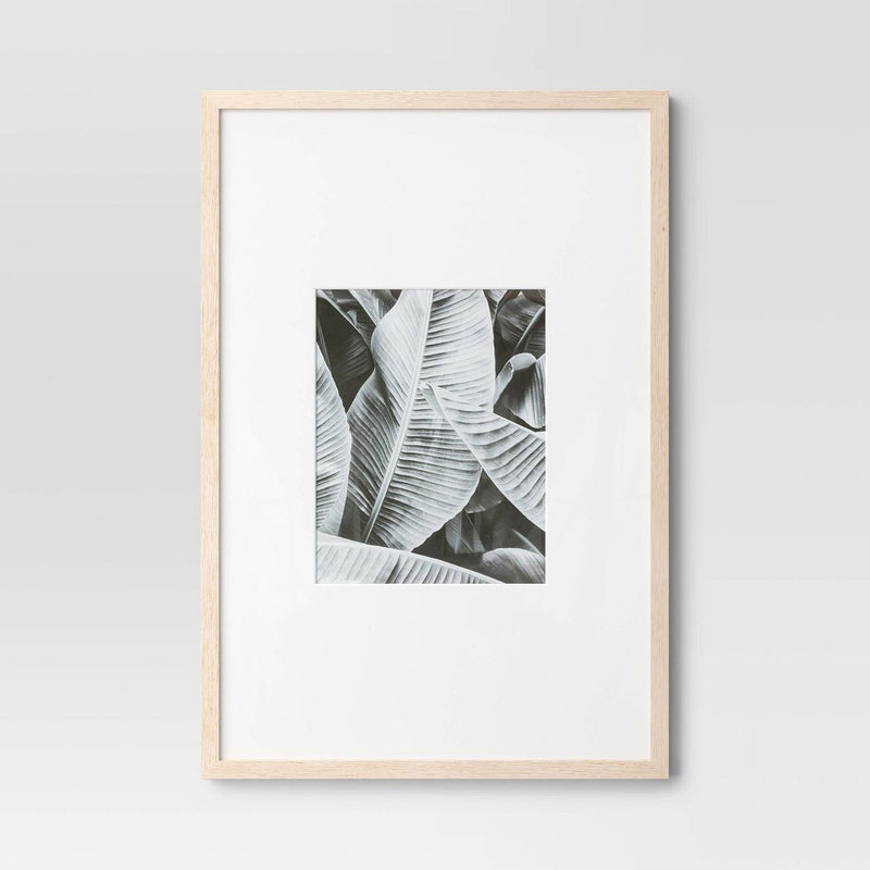 20" x 30" Matted to 11" x 14" Poster Frame Light Wood - Threshold (LOCAL PICKUP ONLY)