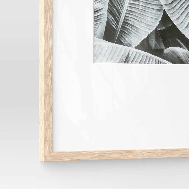 20" x 30" Matted to 11" x 14" Poster Frame Light Wood - Threshold (LOCAL PICKUP ONLY)