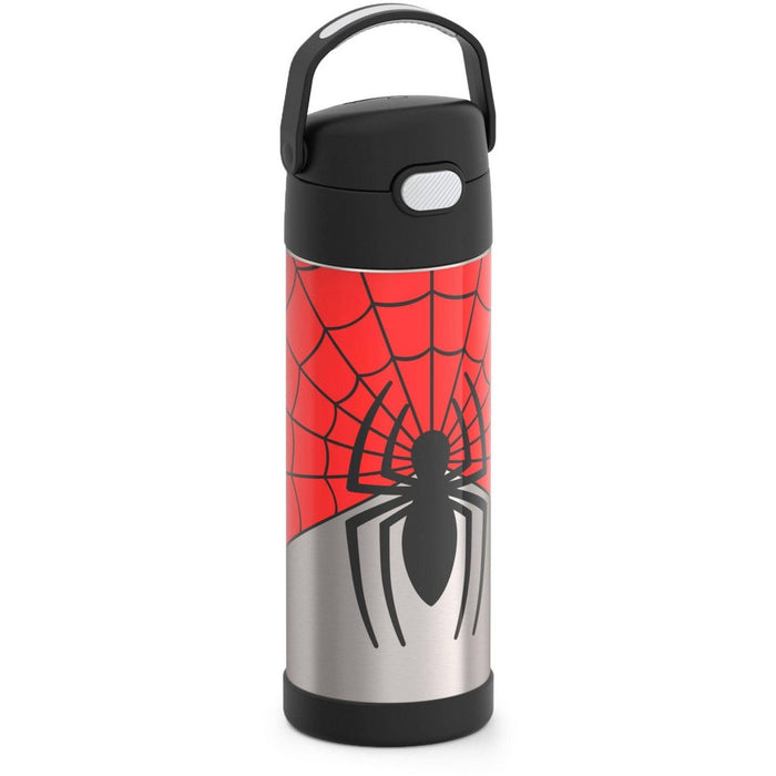 Thermos 16oz Stainless Steel FUNtainer Water Bottle with Bail Handle - Spider-Man