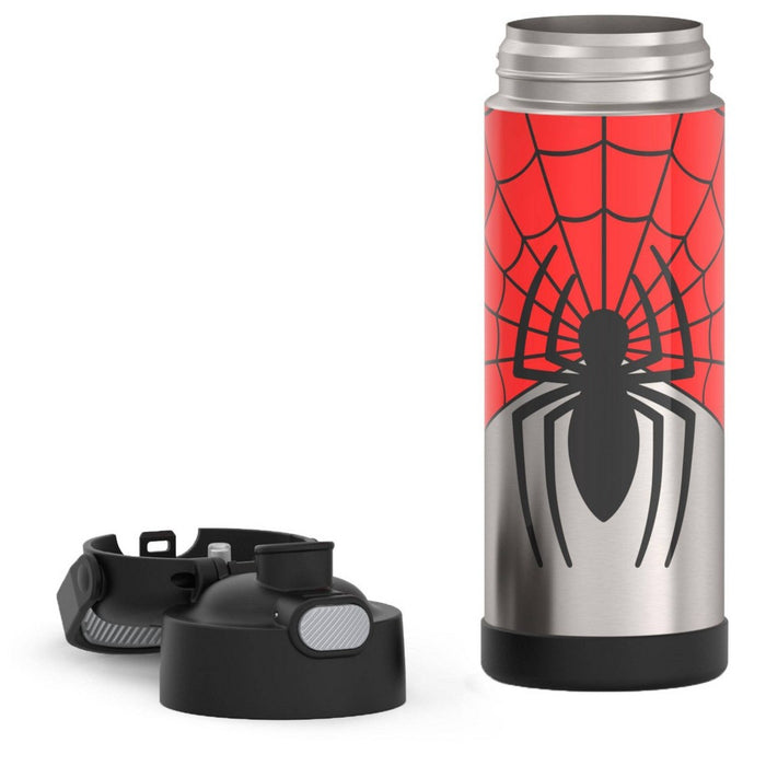 Thermos 16oz Stainless Steel FUNtainer Water Bottle with Bail Handle - Spider-Man