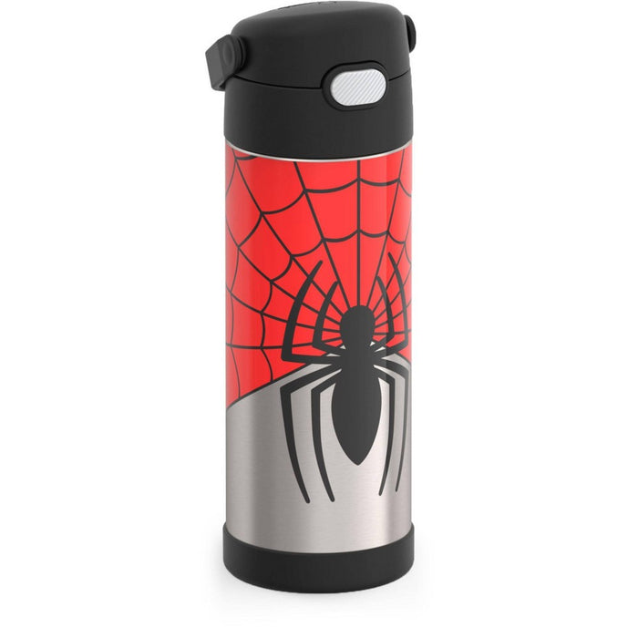 Thermos 16oz Stainless Steel FUNtainer Water Bottle with Bail Handle - Spider-Man