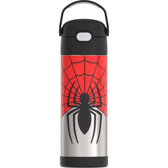 Thermos 16oz Stainless Steel FUNtainer Water Bottle with Bail Handle - Spider-Man