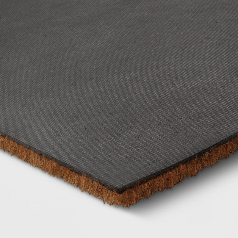 1'6"x2'6" 'Welcome Home' Coir Doormat Black - Threshold (LOCAL PICKUP ONLY)