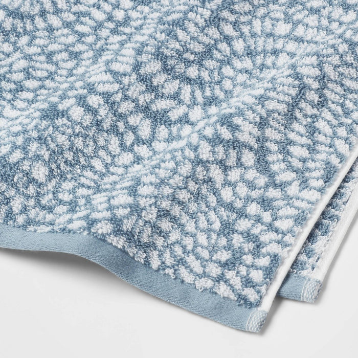 Performance Plus Hand Towel Light Blue Geo - Threshold
