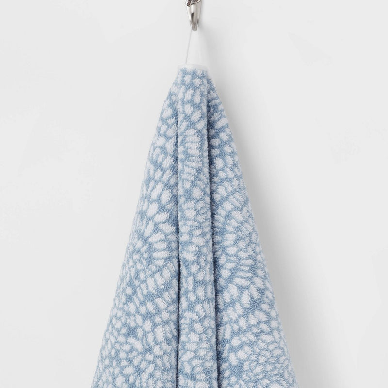 Performance Plus Hand Towel Light Blue Geo - Threshold