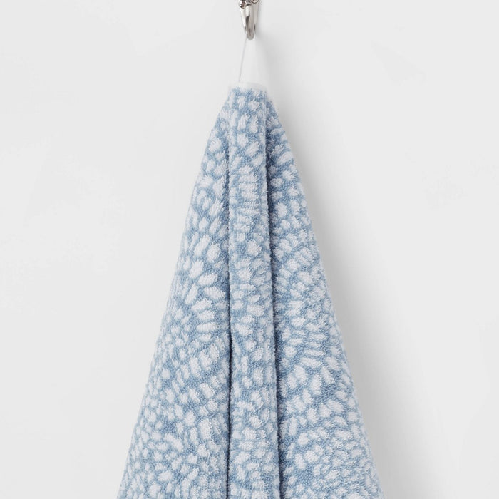 Performance Plus Hand Towel Light Blue Geo - Threshold
