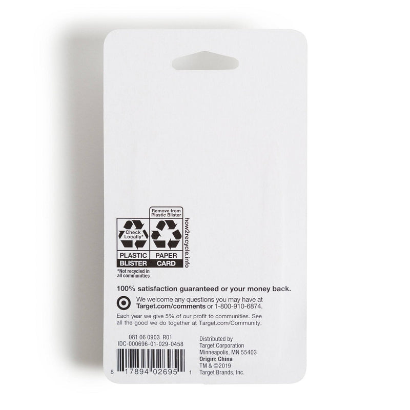 2ct Magnetic Clips Silver - up & up