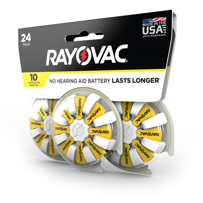 Rayovac Size 10 Hearing Aid Battery - 24pk