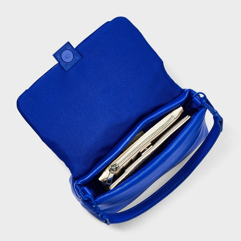 Mini Flap Satchel Handbag - A New Day Dark Blue