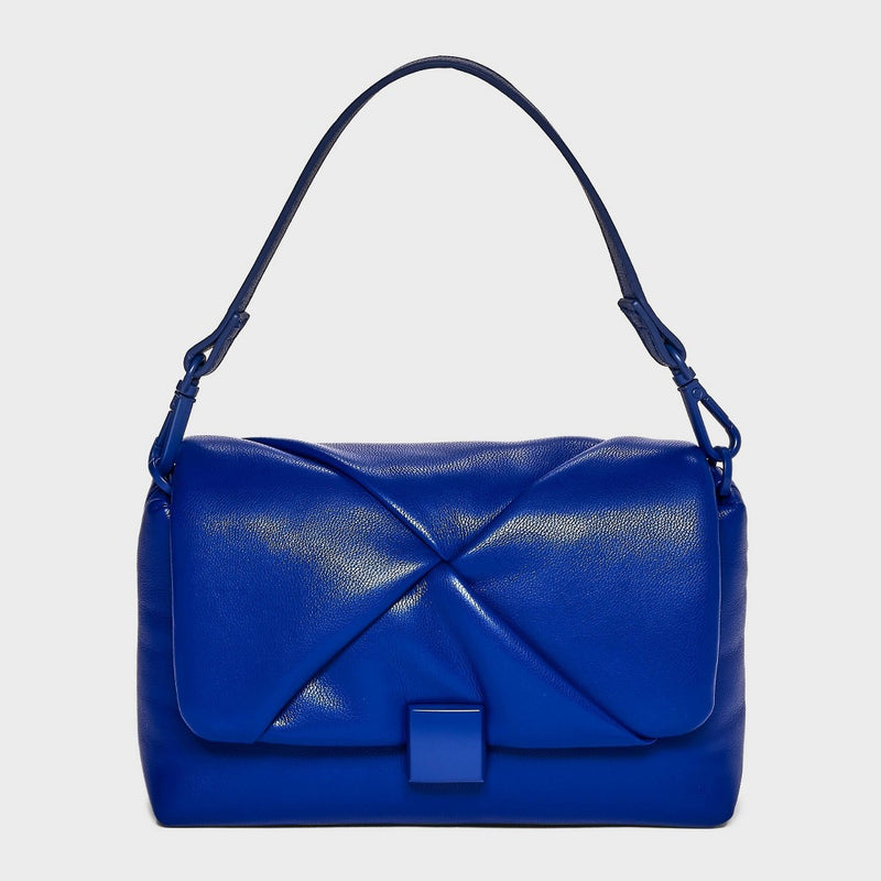 Mini Flap Satchel Handbag - A New Day Dark Blue