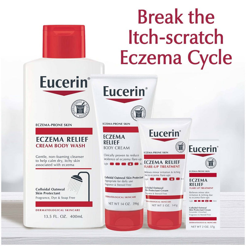 Eucerin Eczema Relief Body Cream for Dry Skin Unscented - 8oz