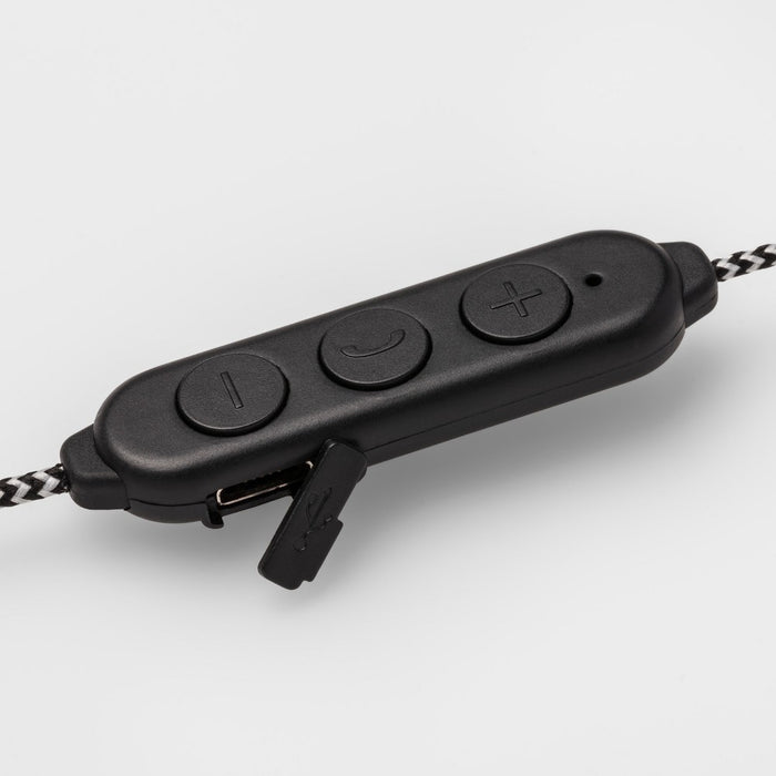 Bluetooth Wireless Braided Earbuds - heyday Gold/Black