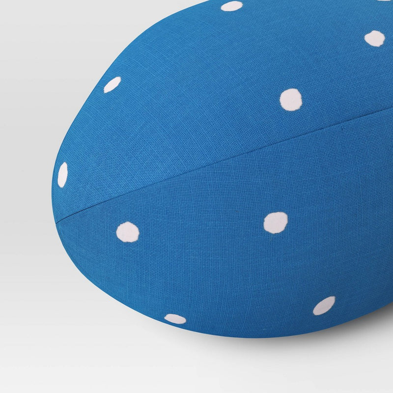 Shaped Easter Egg Throw Pillow Blue - Room Essentials