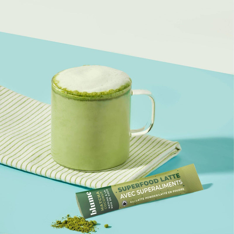 Blume Superfood Latte Matcha Coconut Single Serve - 1.12oz/8ct