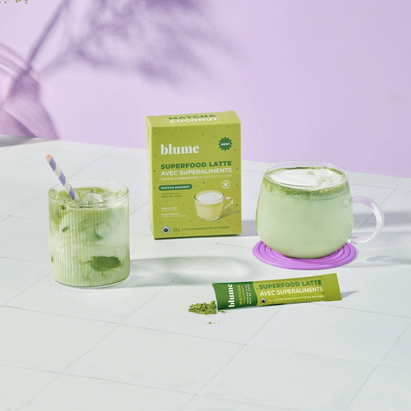 Blume Superfood Latte Matcha Coconut Single Serve - 1.12oz/8ct