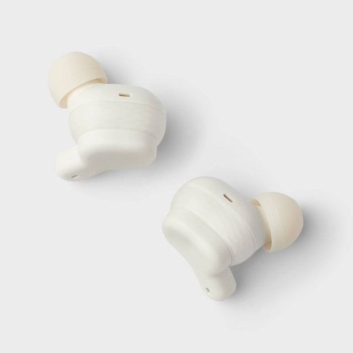 Active Noise Canceling True Wireless Bluetooth Earbuds - heyday Stone White