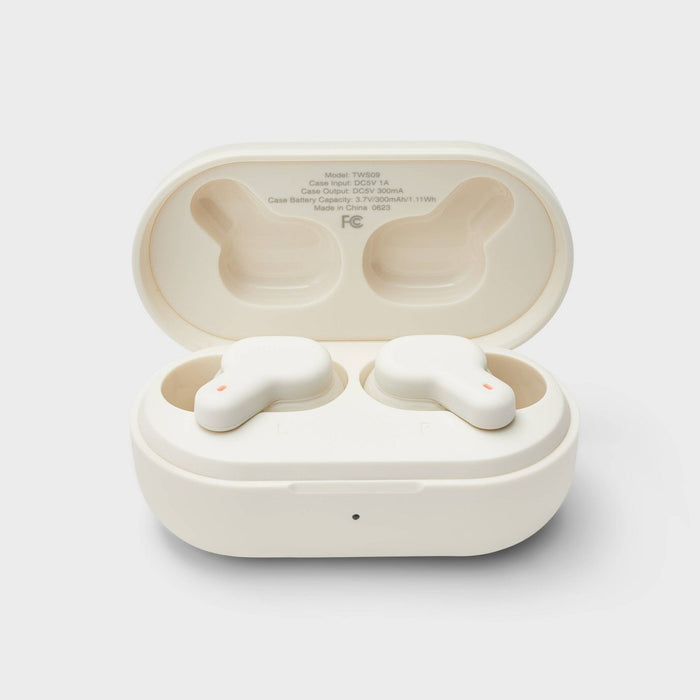 Active Noise Canceling True Wireless Bluetooth Earbuds - heyday Stone White