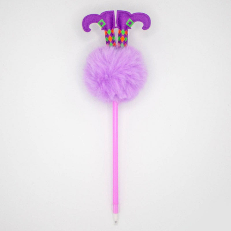 Witch Legs Halloween Puffy Topped Pens