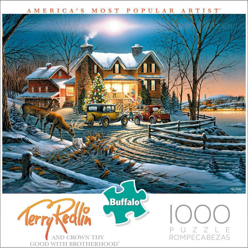 Buffalo Games Terry Redlin: And Crown Thy Good With Brotherhood Puzzle 1000pc