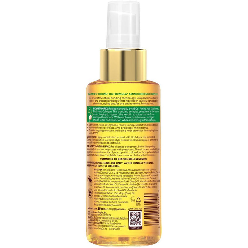 Palmer's Coconut Oil Formula Bonding Hair Oil - 4 fl oz