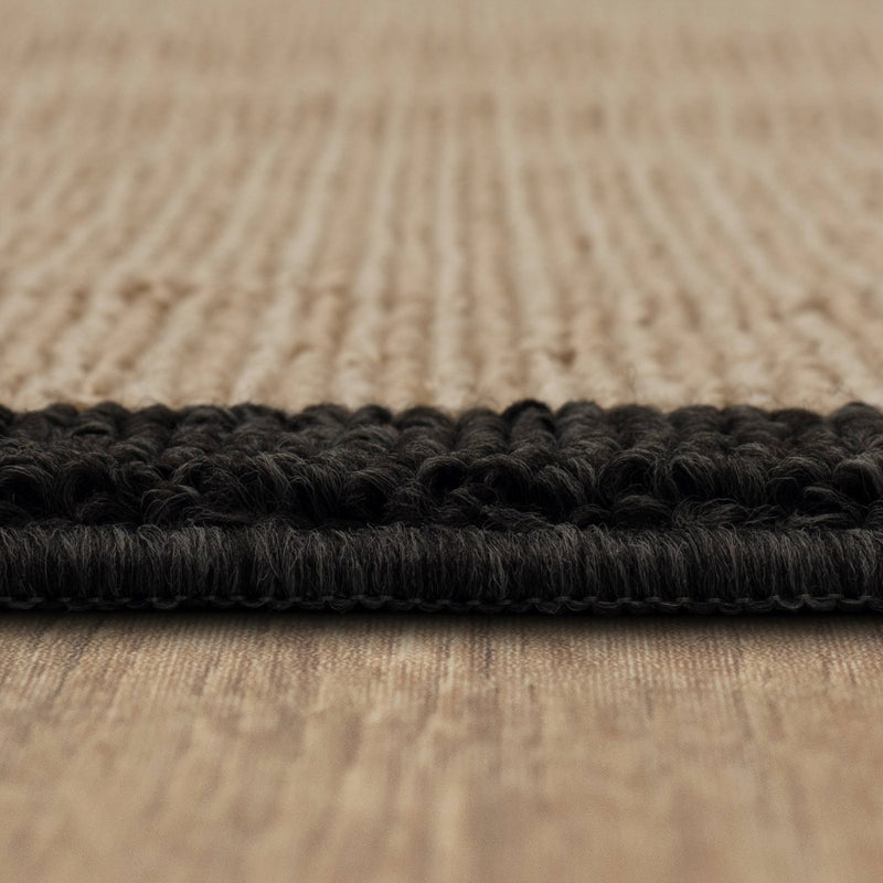 2'6"x3'10" Washable Madison Border Accent Rug Gray - Threshold