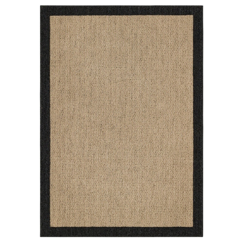 2'6"x3'10" Washable Madison Border Accent Rug Gray - Threshold