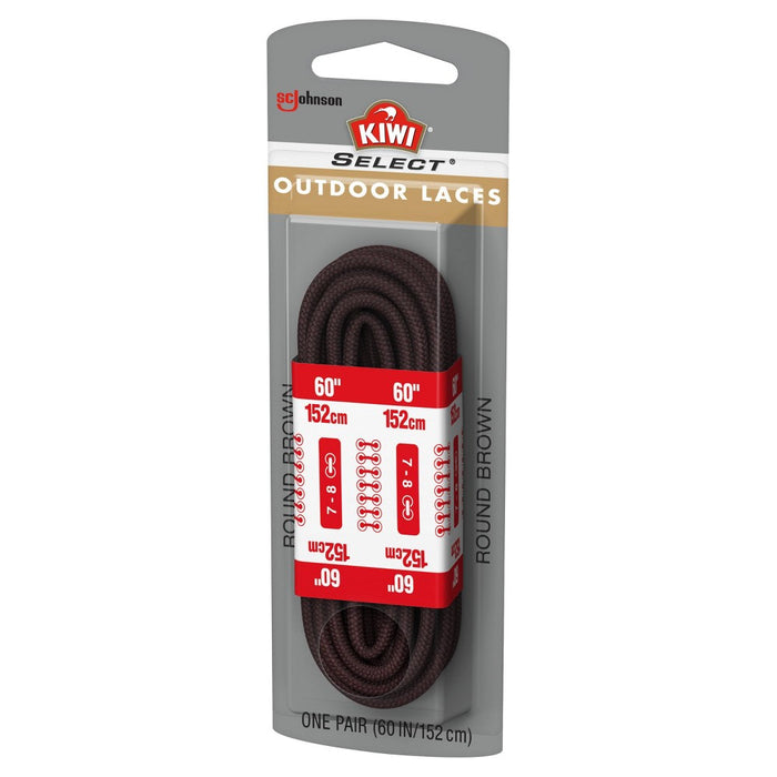 KIWI Select Outdoor Round Laces - Dark Brown 60in