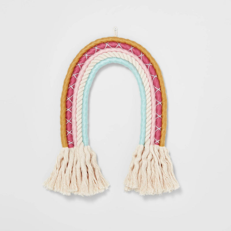 Rainbow Rope Hanging Kids' Wall Decor - Pillowfort