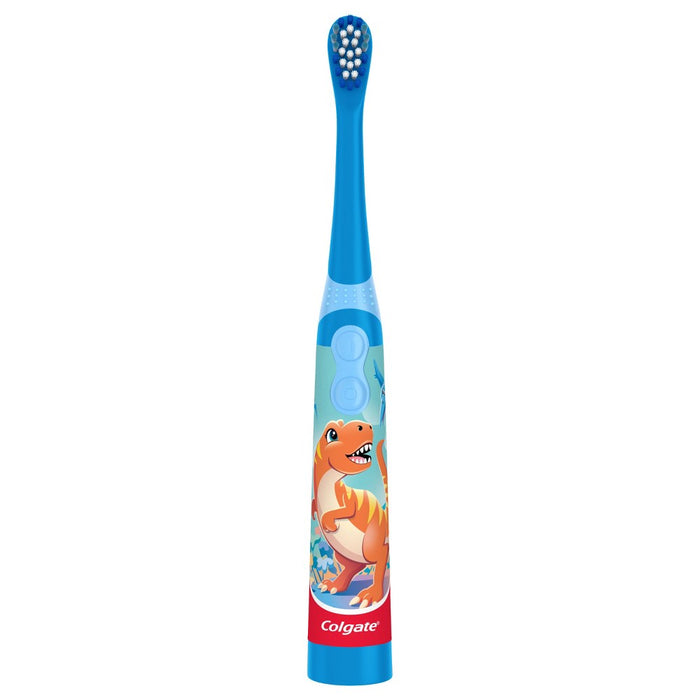 Colgate Kids' Battery Toothbrush, For Ages 3+ - Dinosaur