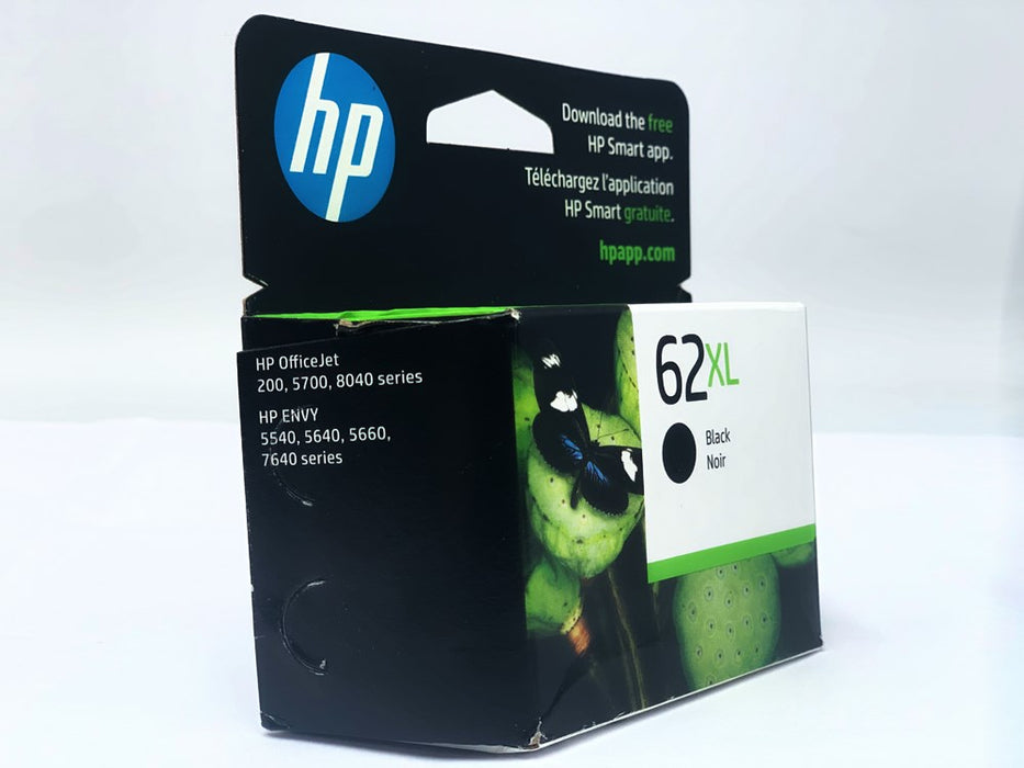 HP 62 Ink Series - High Yield Black Ink Cartridge EXPIRES FEB 2026