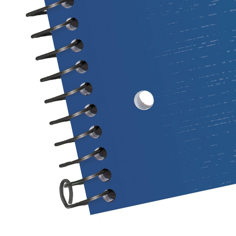 Five Star 1 Subject Wide Ruled Spiral Notebook Blue