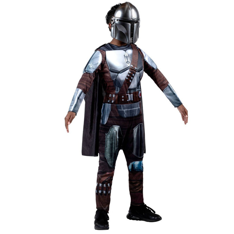 Kids' Star Wars: The Mandalorian Costume Jumpsuit with Mask - Large 12-14