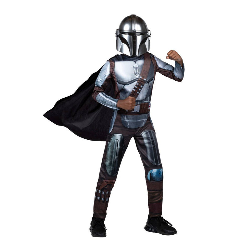 Kids' Star Wars: The Mandalorian Costume Jumpsuit with Mask - Large 12-14