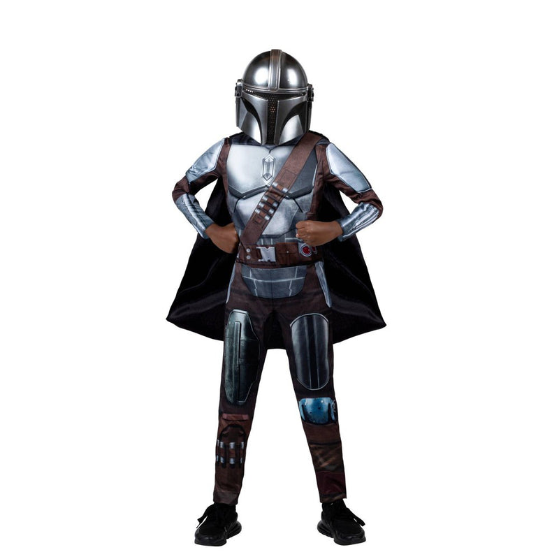 Kids' Star Wars: The Mandalorian Costume Jumpsuit with Mask - Large 12-14