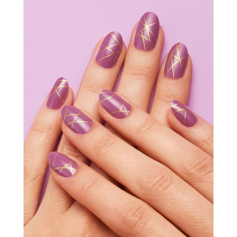 Sally Hansen Salon Effects Perfect Manicure Press on Nails Kit - Oval - Outside the Line - 24ct