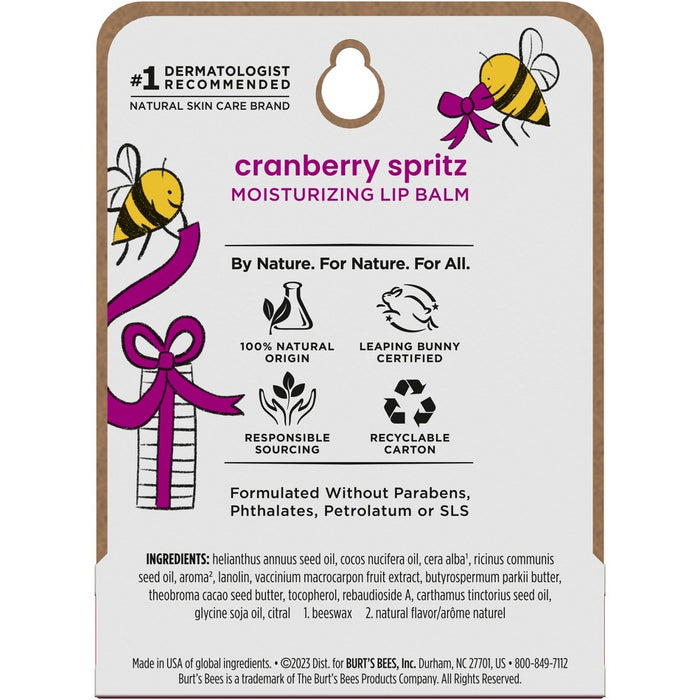 Burt's Bees Cranberry Spritz Lip Balm