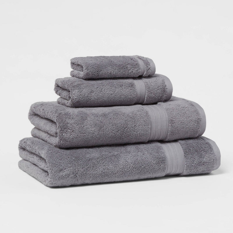 Total Fresh Antimicrobial Washcloth Dark Gray - Threshold