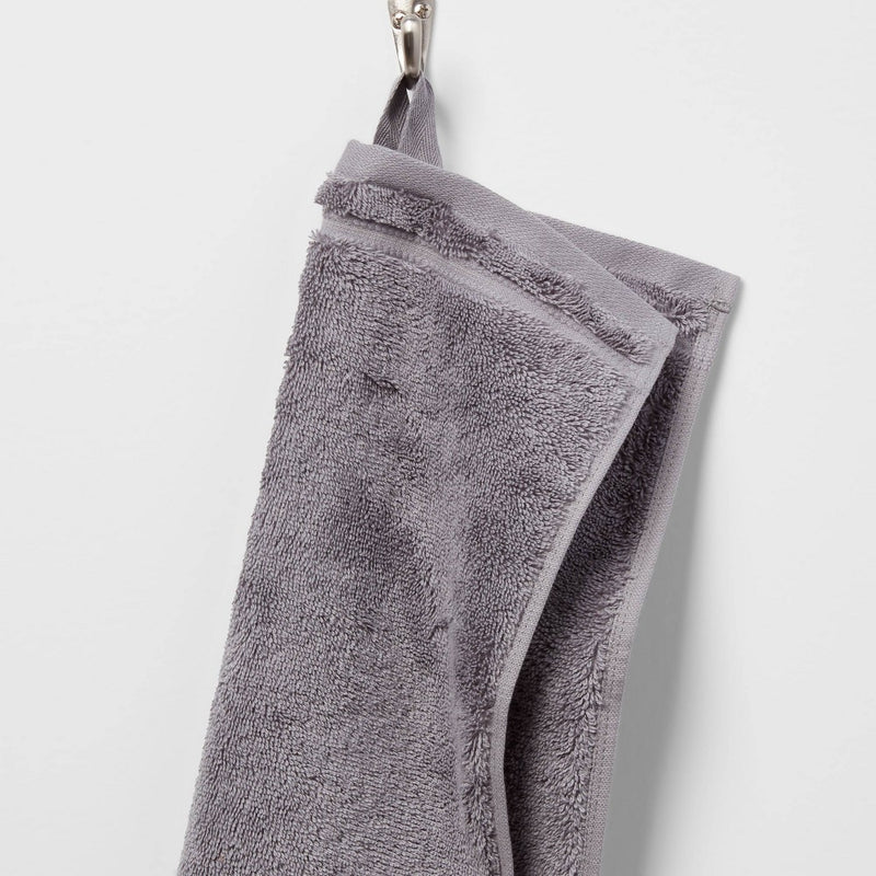 Total Fresh Antimicrobial Washcloth Dark Gray - Threshold